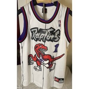 Vintage Tracy McGrady Toronto Raptors Stitched Nike Team Jersey Small +2 Length